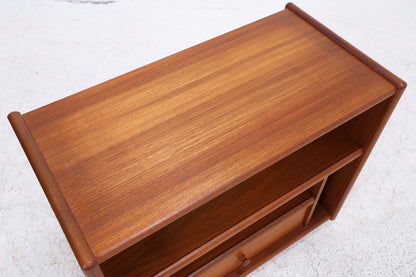 Vintage Teak Phonoschrank | Rollkommode | HiFi Möbel | 70er Jahre