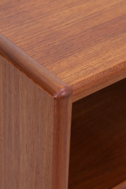 Vintage Teak Phonoschrank | Rollkommode | HiFi Möbel | 70er Jahre