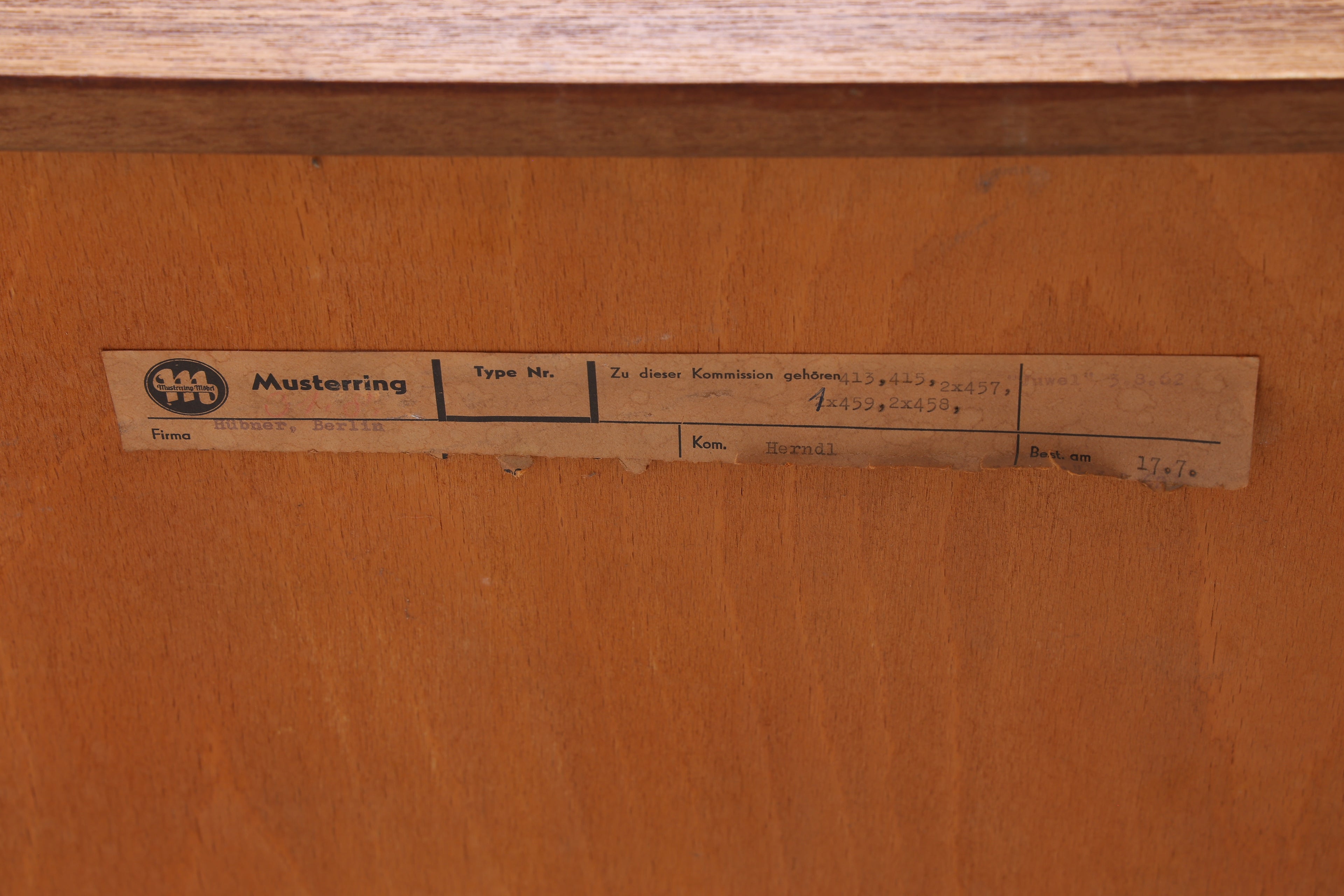 Musterring Teak Kommode | Vintage Sideboard | Schiebetüren