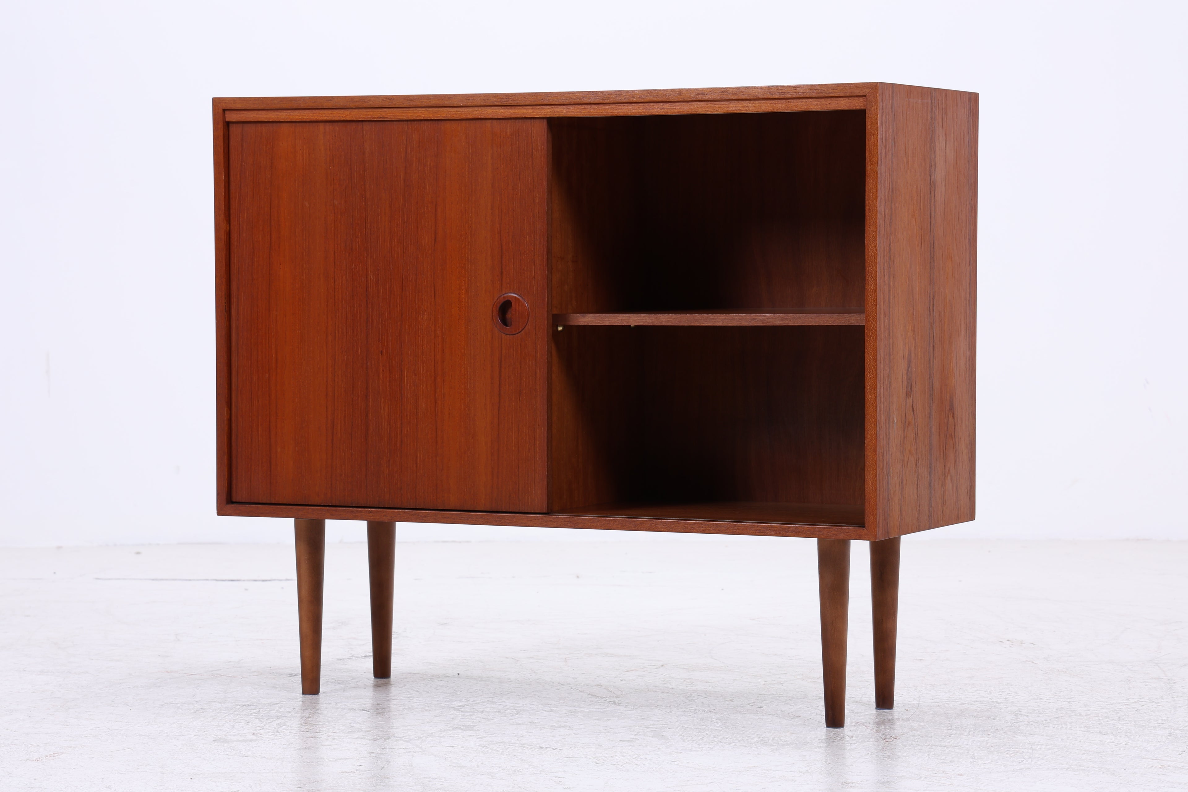 Musterring Teak Kommode | Vintage Schrank | Schiebetür &amp; Schubladen
