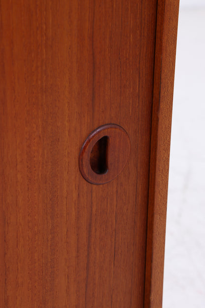 Musterring Teak Kommode | Vintage Schrank | Schiebetür &amp; Schubladen