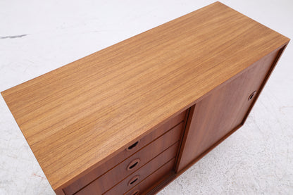 Musterring Teak Kommode | Vintage Schrank | Schiebetür &amp; Schubladen