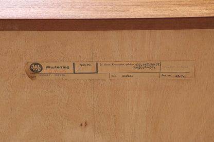 Musterring Teak Kommode | Vintage Schrank | Schiebetür &amp; Schubladen