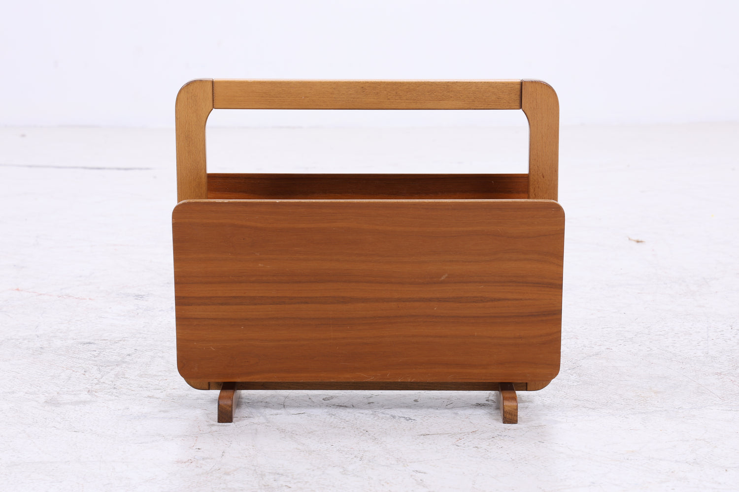 Vintage Nussbaum Zeitungsständer | Mid Century | 60er Jahre