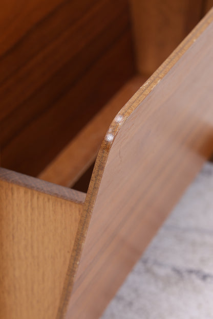 Vintage Nussbaum Zeitungsständer | Mid Century | 60er Jahre