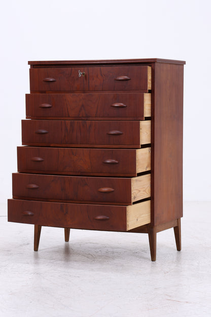 Vintage Teak Tallboy | Mid Century Kommode | Danish Design