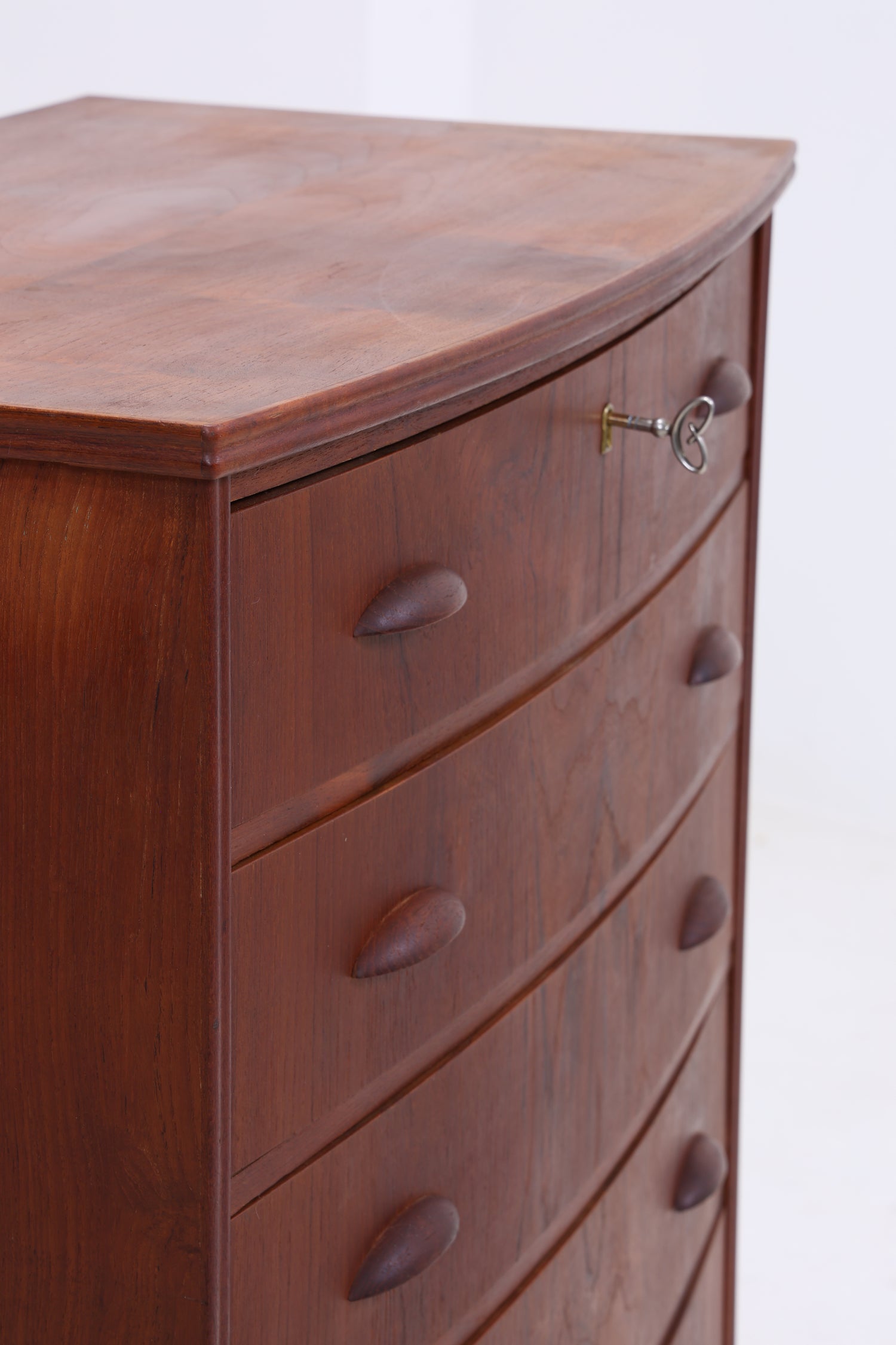Vintage Teak Tallboy | Mid Century Kommode | Danish Design