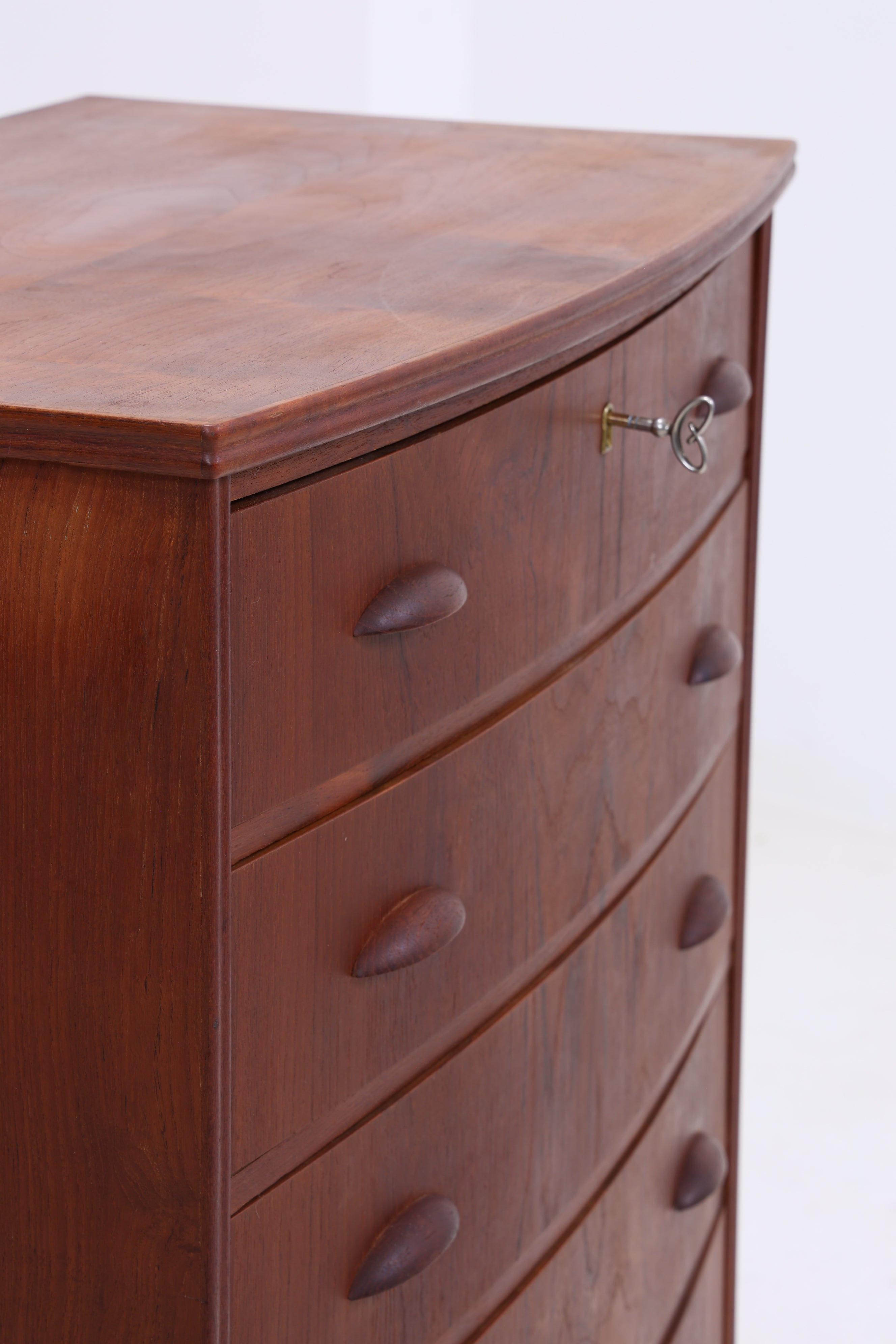 Vintage Teak Tallboy | Mid Century Kommode | Danish Design