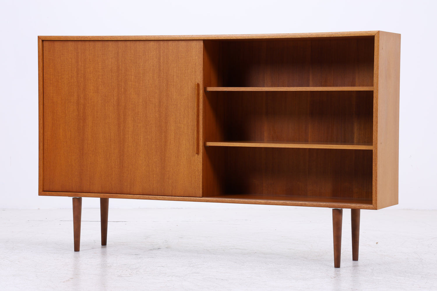 WK Möbel Highboard | Vintage Teak | Mid Century | Schiebetüren