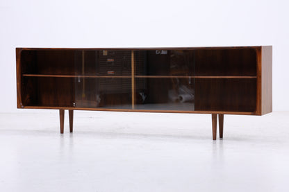 Vintage Palisander Sideboard | Mid Century | Glasschiebetüren | 60er