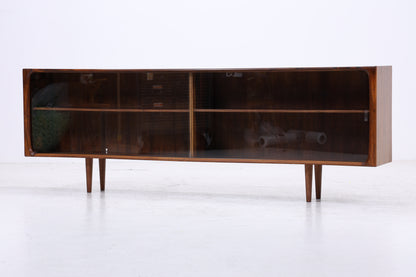 Vintage Palisander Sideboard | Mid Century | Glasschiebetüren | 60er