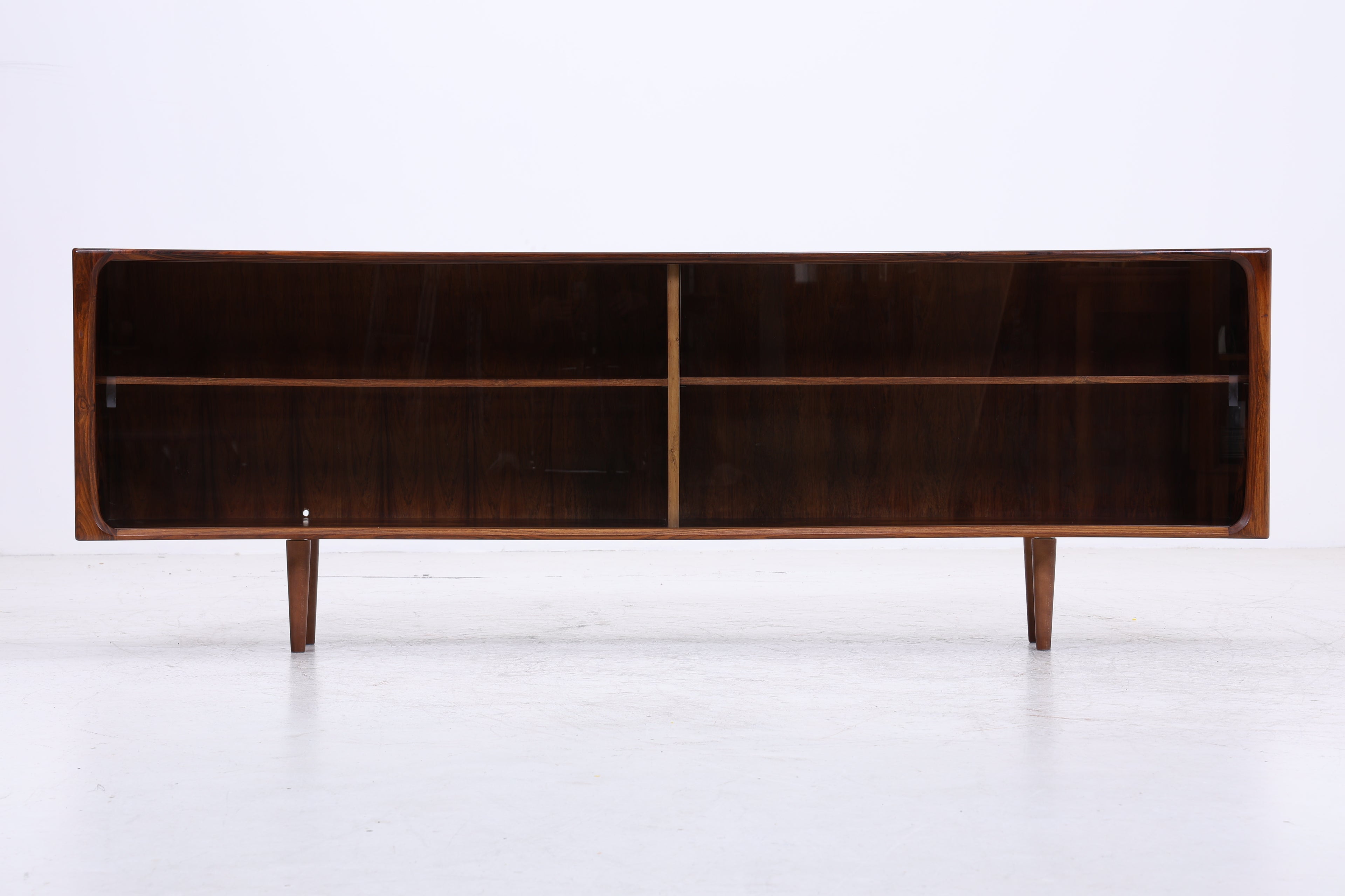 Vintage Palisander Sideboard | Mid Century | Glasschiebetüren | 60er
