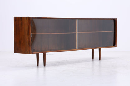 Vintage Palisander Sideboard | Mid Century | Glasschiebetüren | 60er