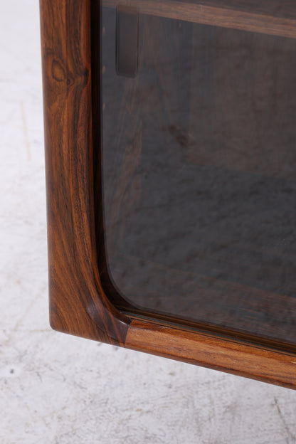 Vintage Palisander Sideboard | Mid Century | Glasschiebetüren | 60er