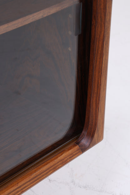 Vintage Palisander Sideboard | Mid Century | Glasschiebetüren | 60er