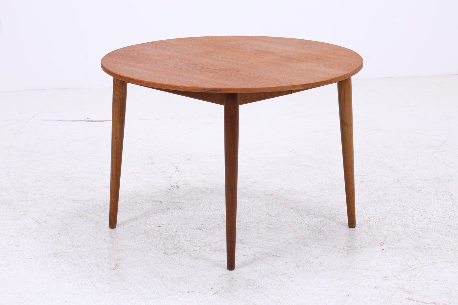 Vintage Teak Esstisch | Runder Esstisch | Danish Design