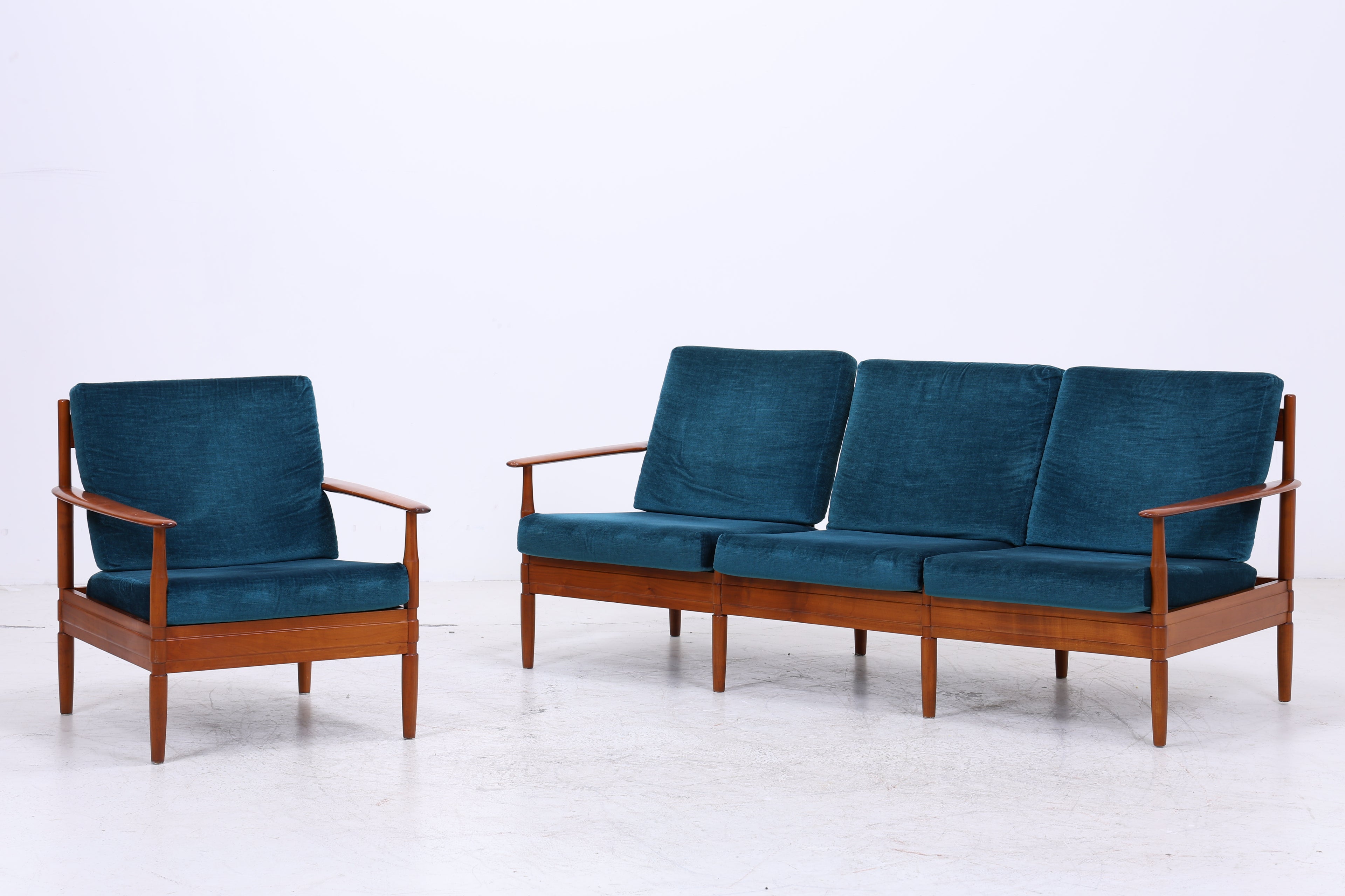 Grete Jalk Teak Sofa | Vintage 3-Sitzer | Danish Design