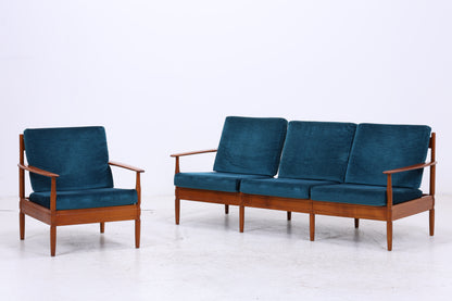 Grete Jalk Teak Sofa | Vintage 3-Sitzer | Danish Design