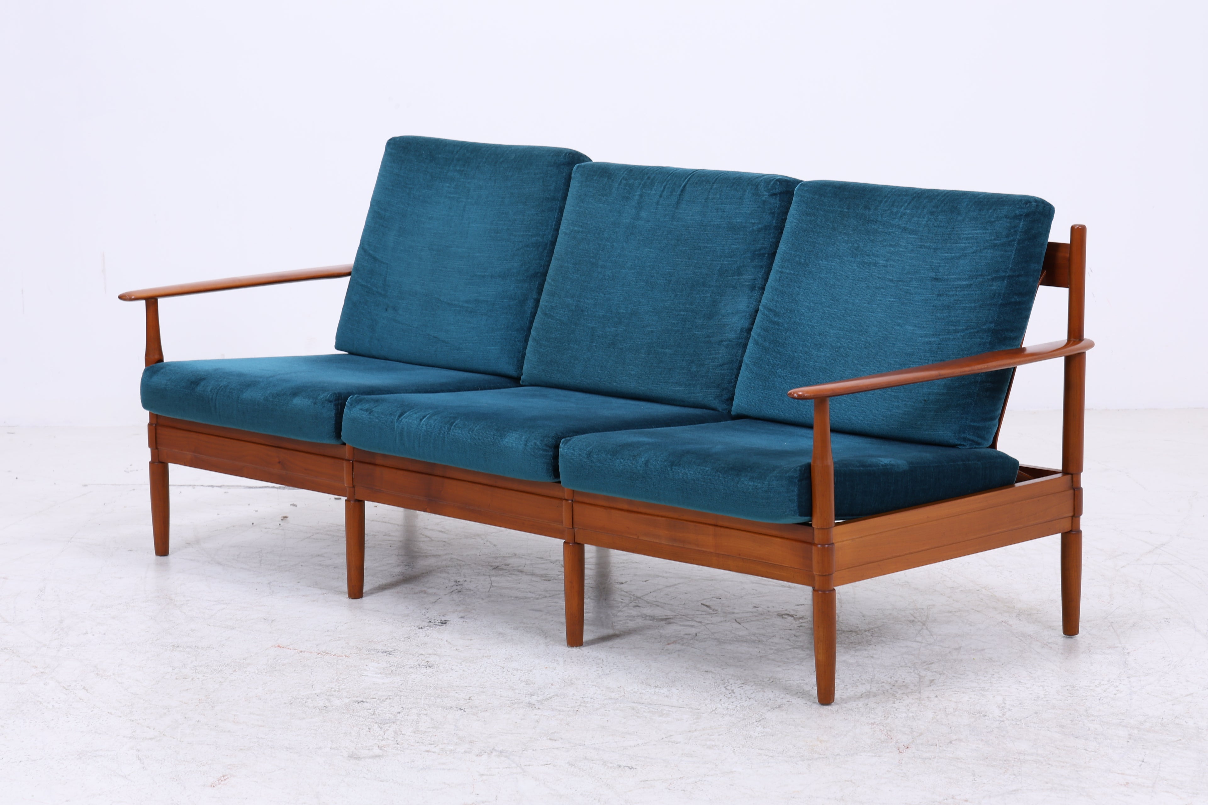 Grete Jalk Teak Sofa | Vintage 3-Sitzer | Danish Design