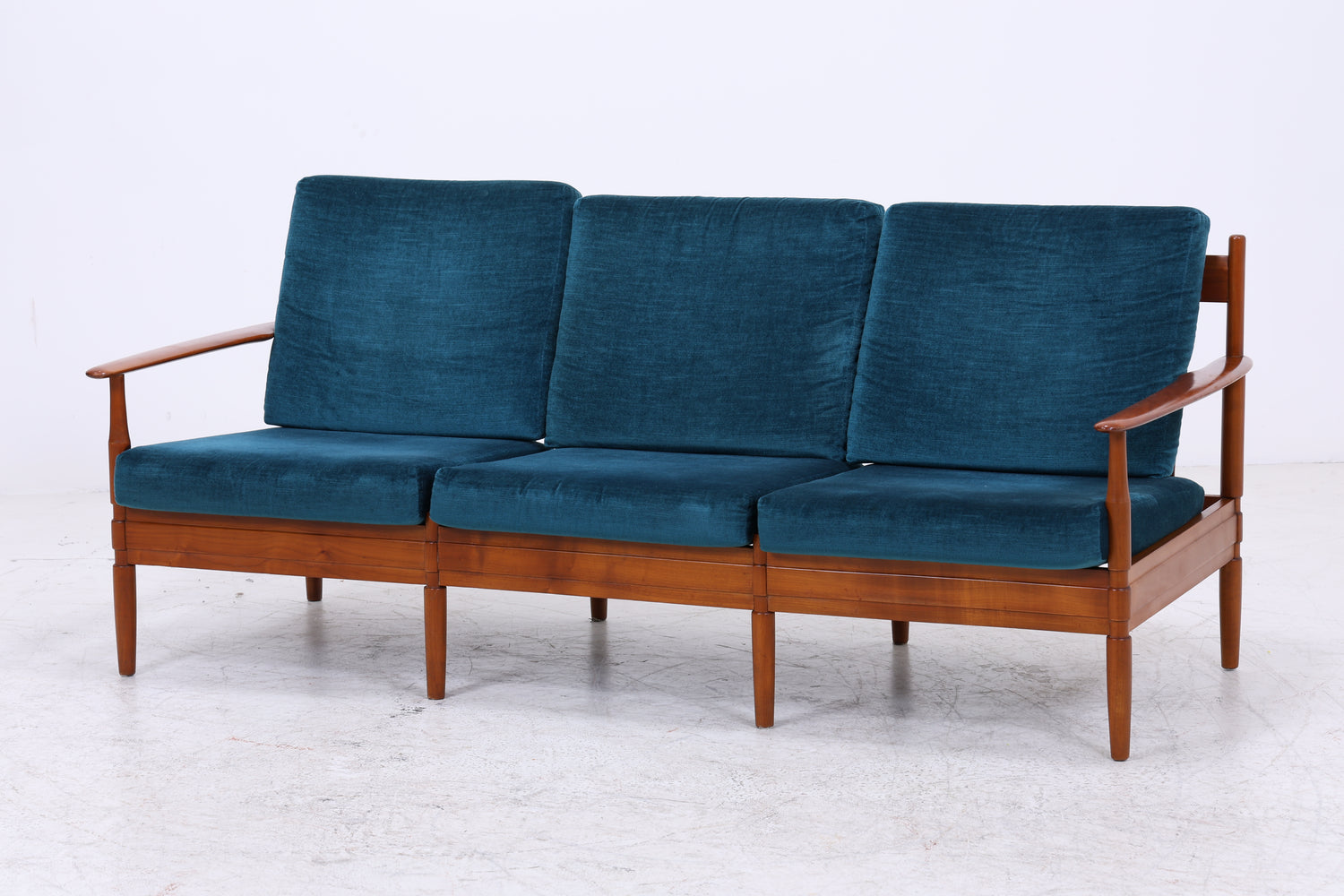 Grete Jalk Teak Sofa | Vintage 3-Sitzer | Danish Design