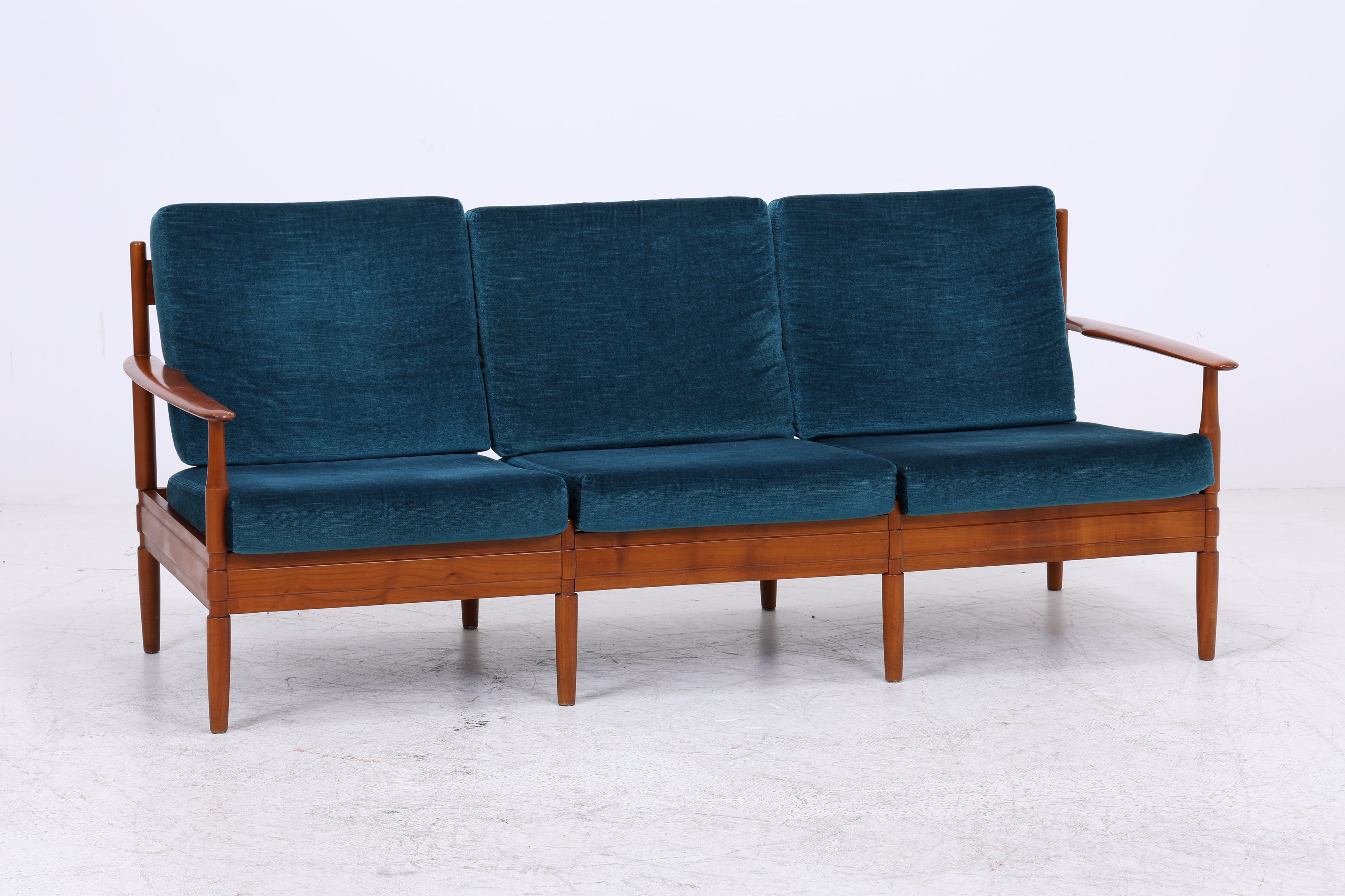Grete Jalk Teak Sofa | Vintage 3-Sitzer | Danish Design