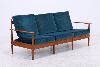 Grete Jalk Teak Sofa | Vintage 3-Sitzer | Danish Design