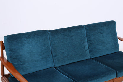Grete Jalk Teak Sofa | Vintage 3-Sitzer | Danish Design
