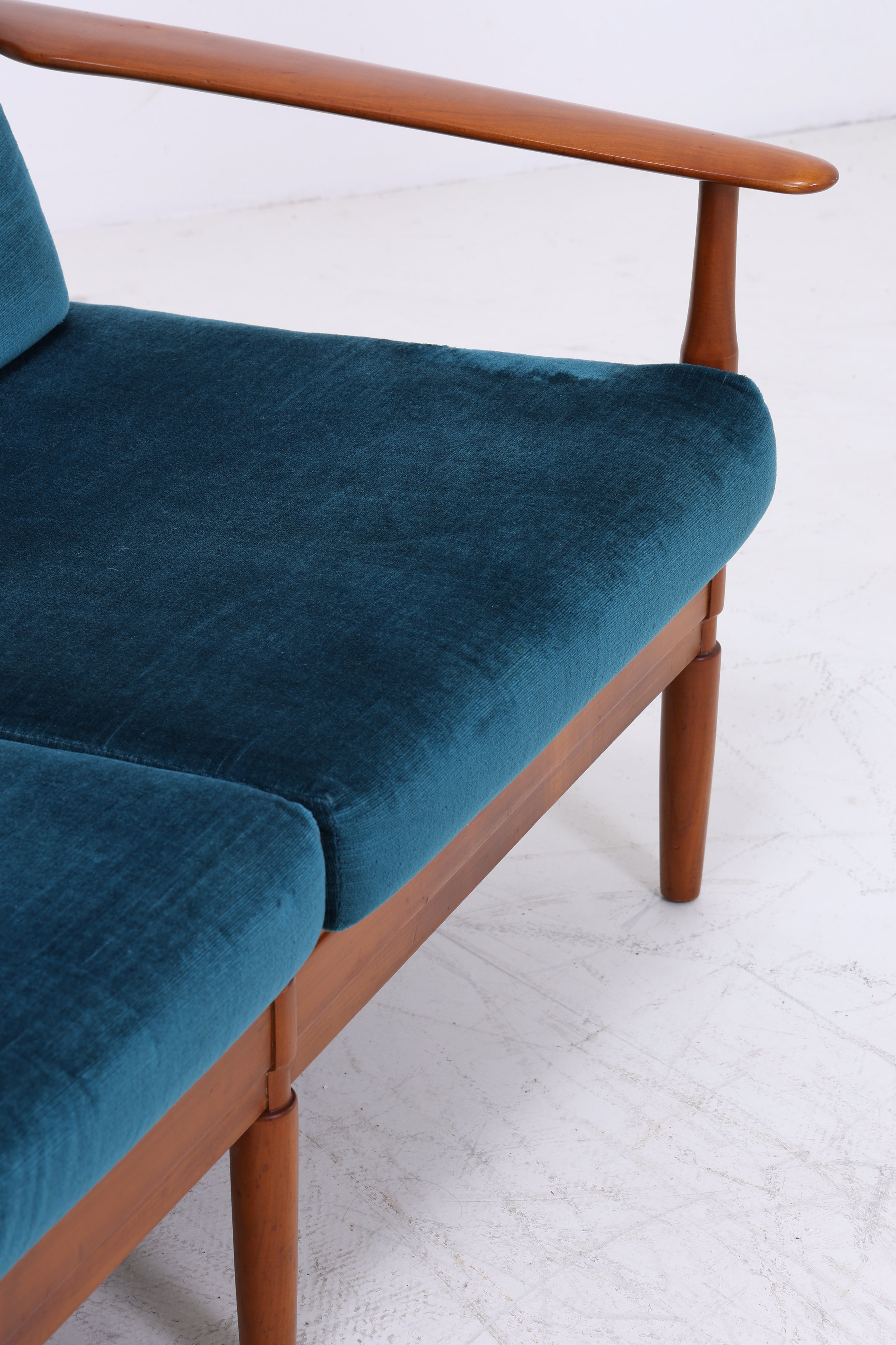 Grete Jalk Teak Sofa | Vintage 3-Sitzer | Danish Design
