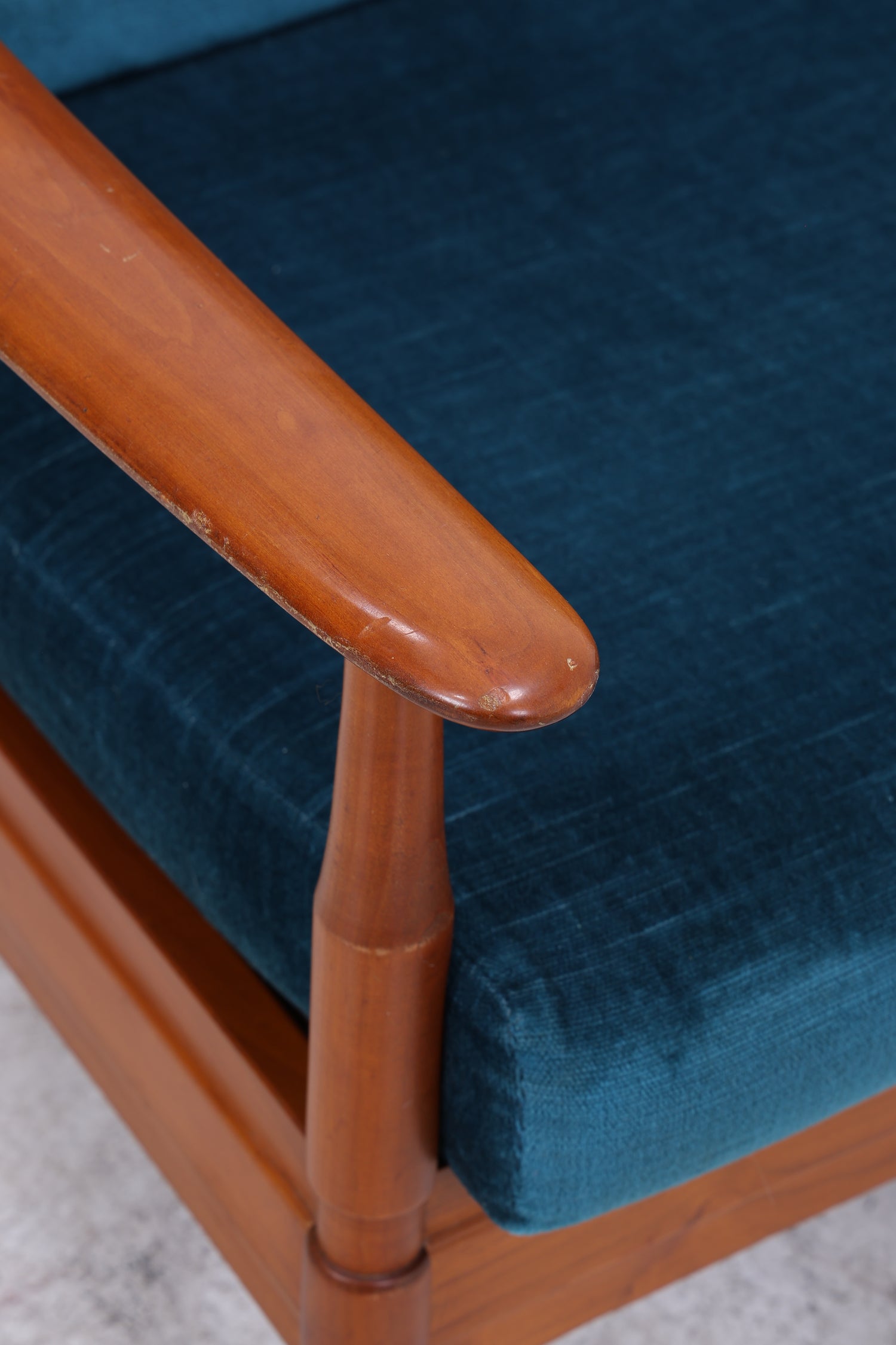 Grete Jalk Teak Sofa | Vintage 3-Sitzer | Danish Design
