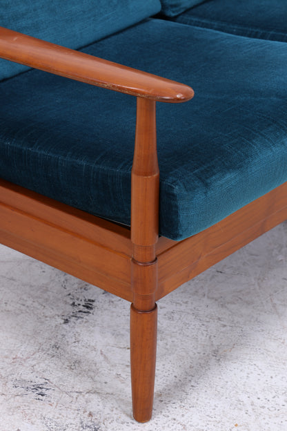 Grete Jalk Teak Sofa | Vintage 3-Sitzer | Danish Design