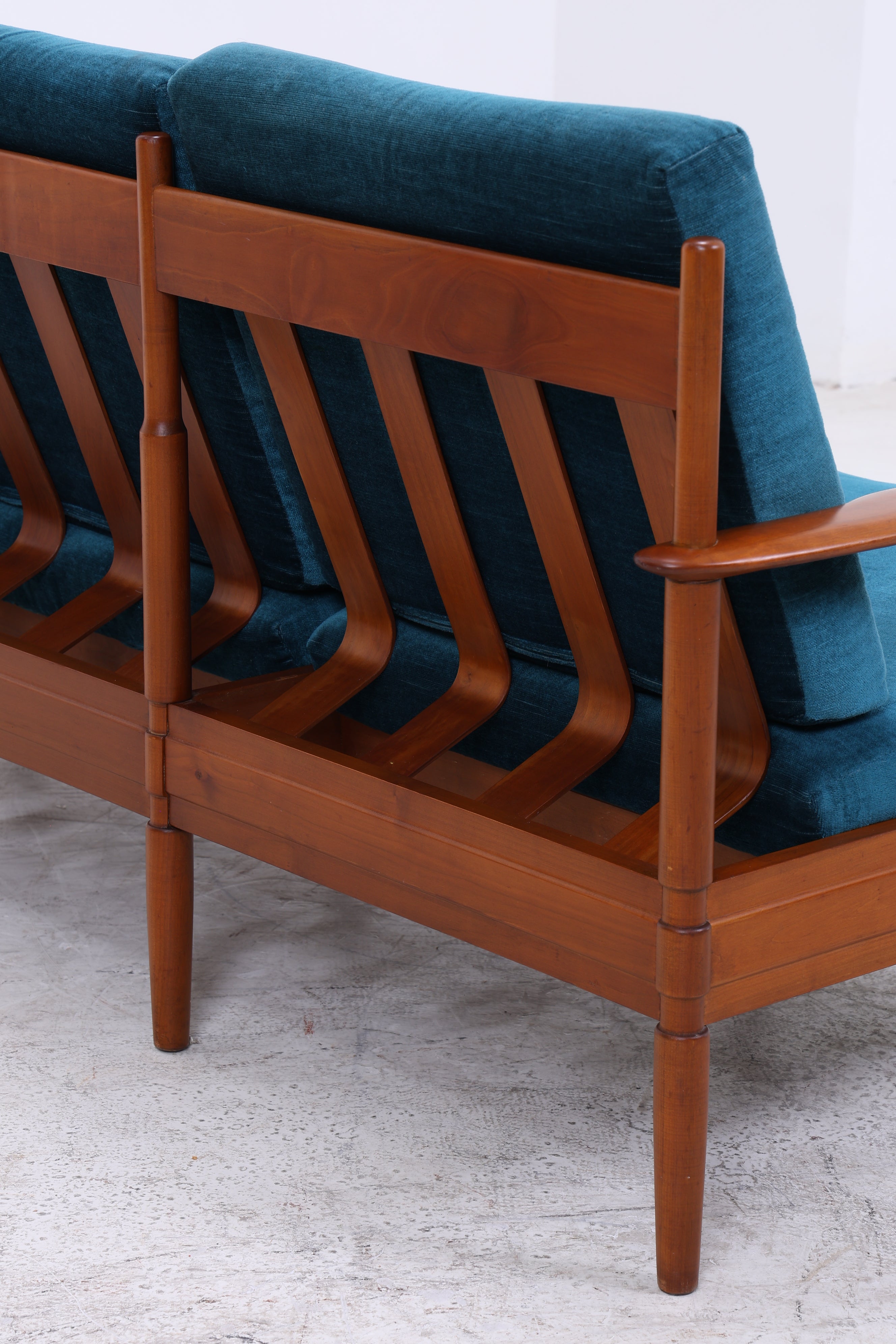 Grete Jalk Teak Sofa | Vintage 3-Sitzer | Danish Design