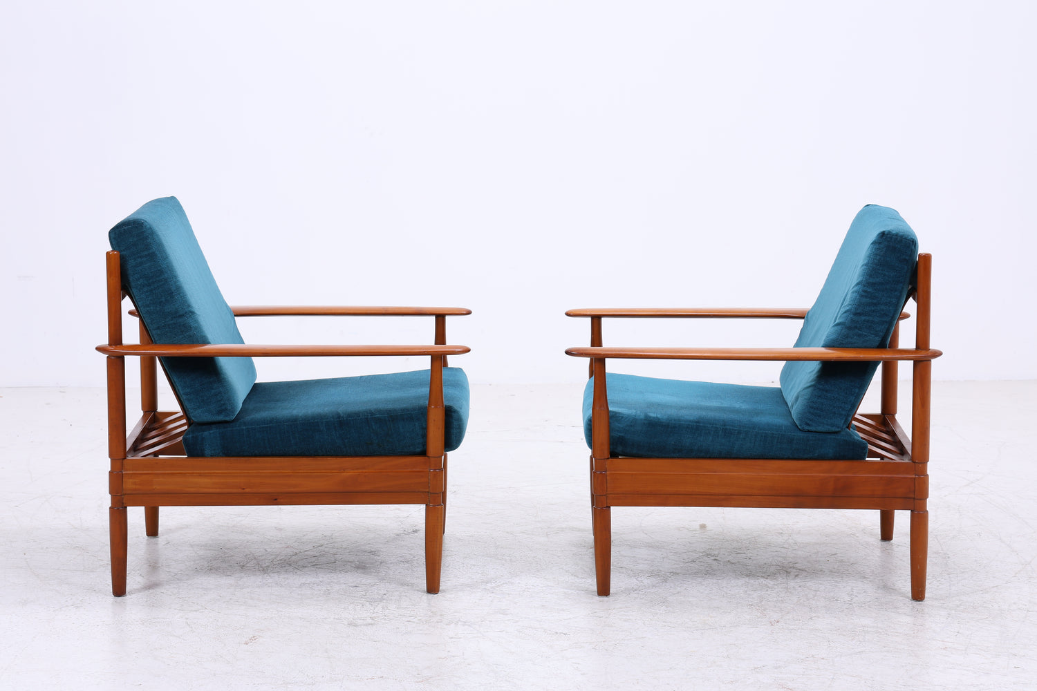 Grete Jalk Teak Sessel Set | 2 Lounge Chairs | Danish Design
