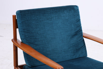 Grete Jalk Teak Sessel Set | 2 Lounge Chairs | Danish Design