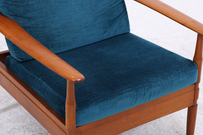 Grete Jalk Teak Sessel Set | 2 Lounge Chairs | Danish Design