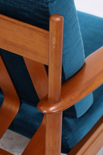 Grete Jalk Teak Sessel Set | 2 Lounge Chairs | Danish Design