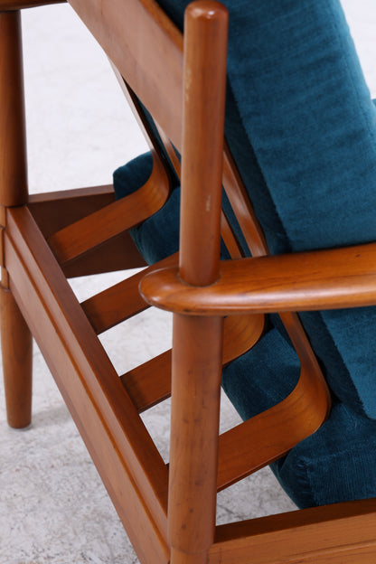 Grete Jalk Teak Sessel Set | 2 Lounge Chairs | Danish Design
