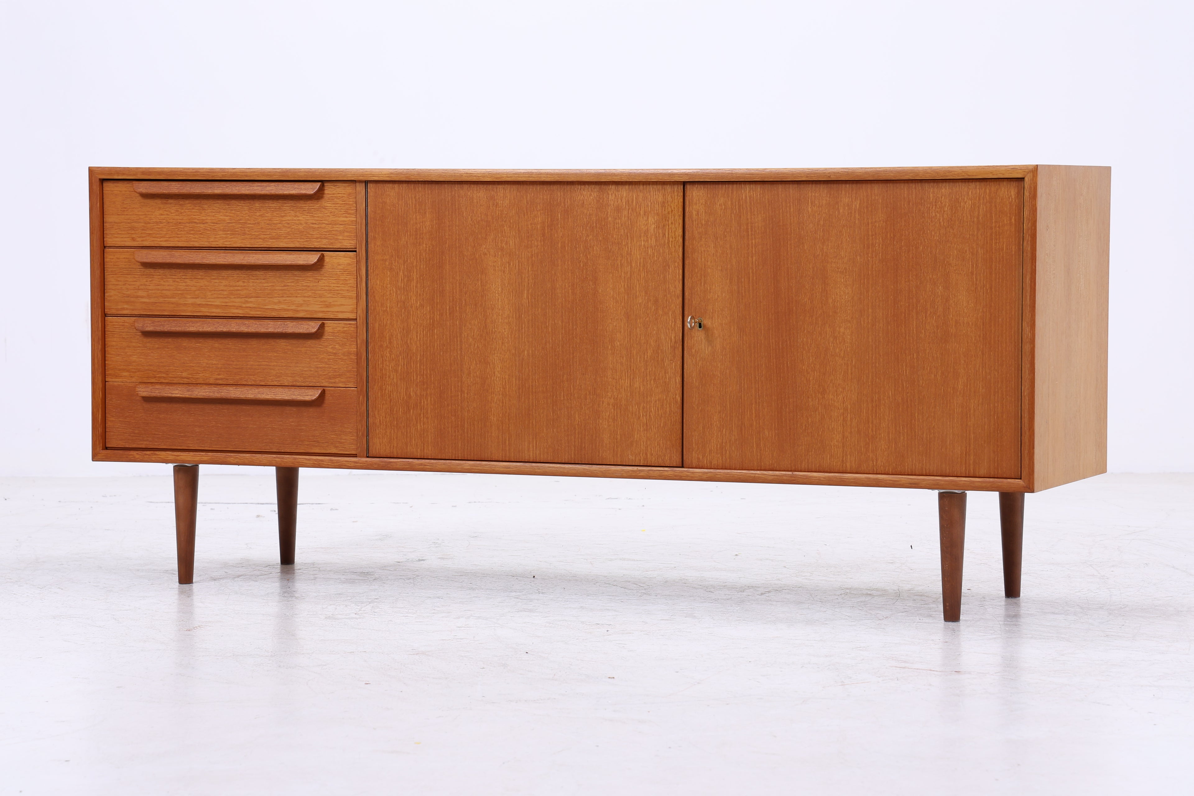 Vintage Teak Sideboard von WK Möbel | Mid Century Anrichte | 60er Jahre