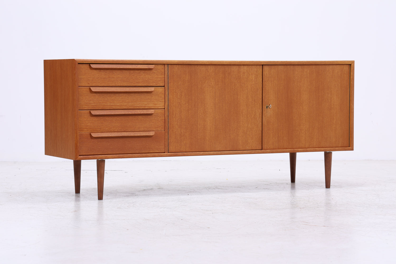 Vintage Teak Sideboard von WK Möbel | Mid Century Anrichte | 60er Jahre