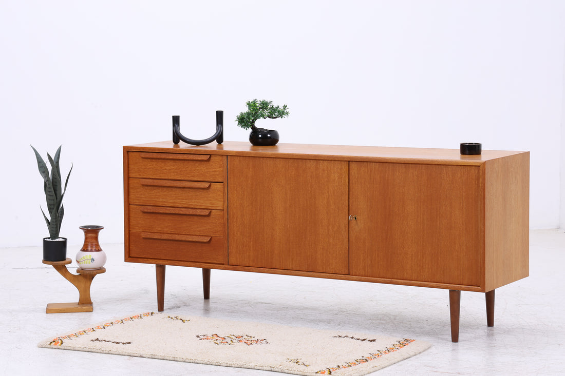 Vintage Teak Sideboard von WK Möbel | Mid Century Anrichte | 60er Jahre