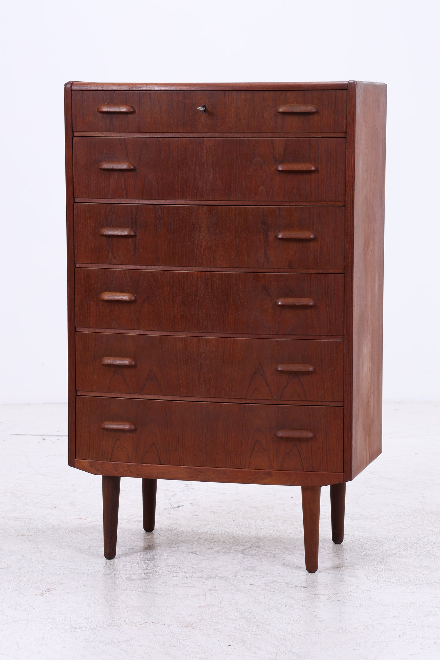 Vintage Teak Kommode | Tallboy | Mid Century | 6 Schubladen