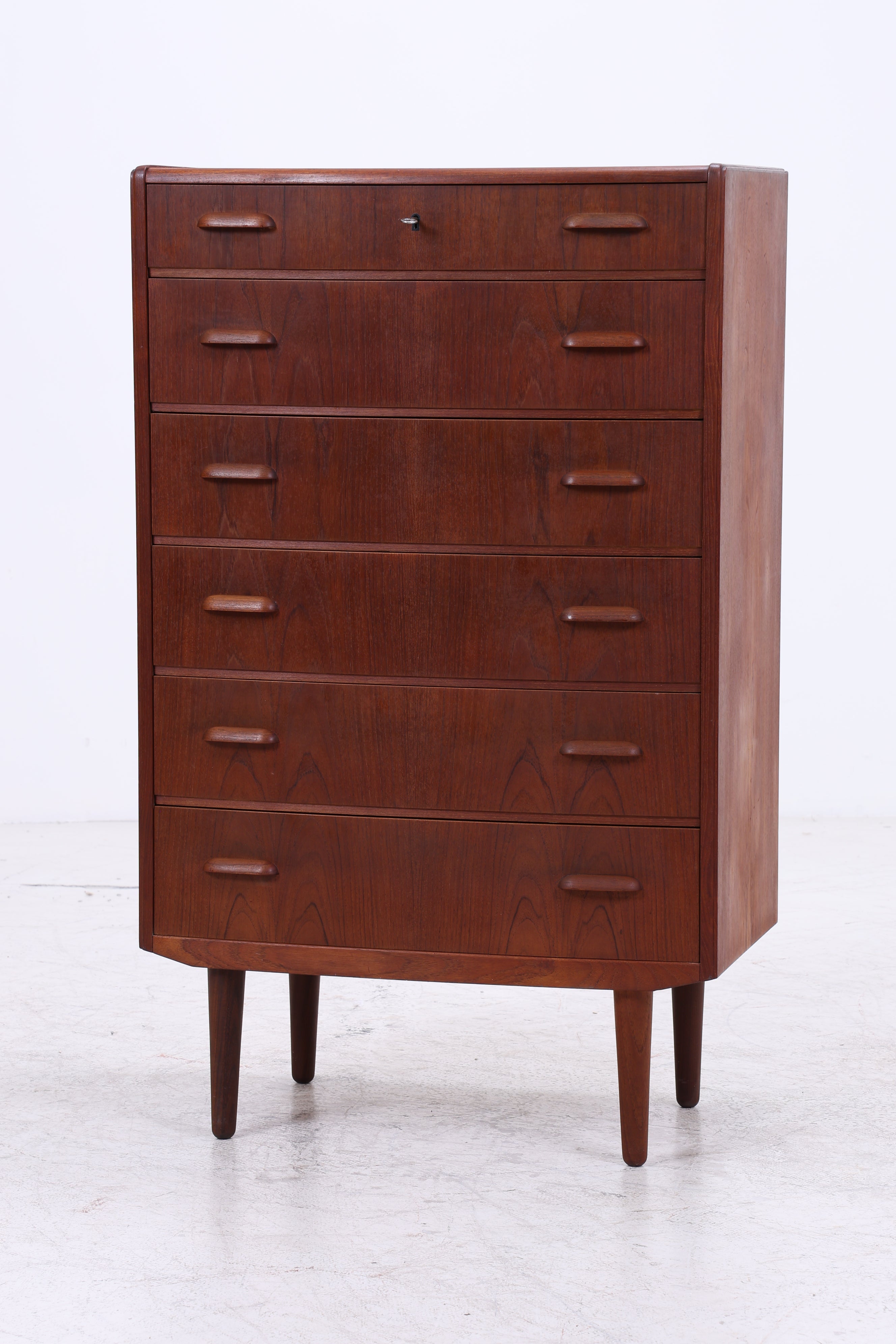 Vintage Teak Kommode | Tallboy | Mid Century | 6 Schubladen