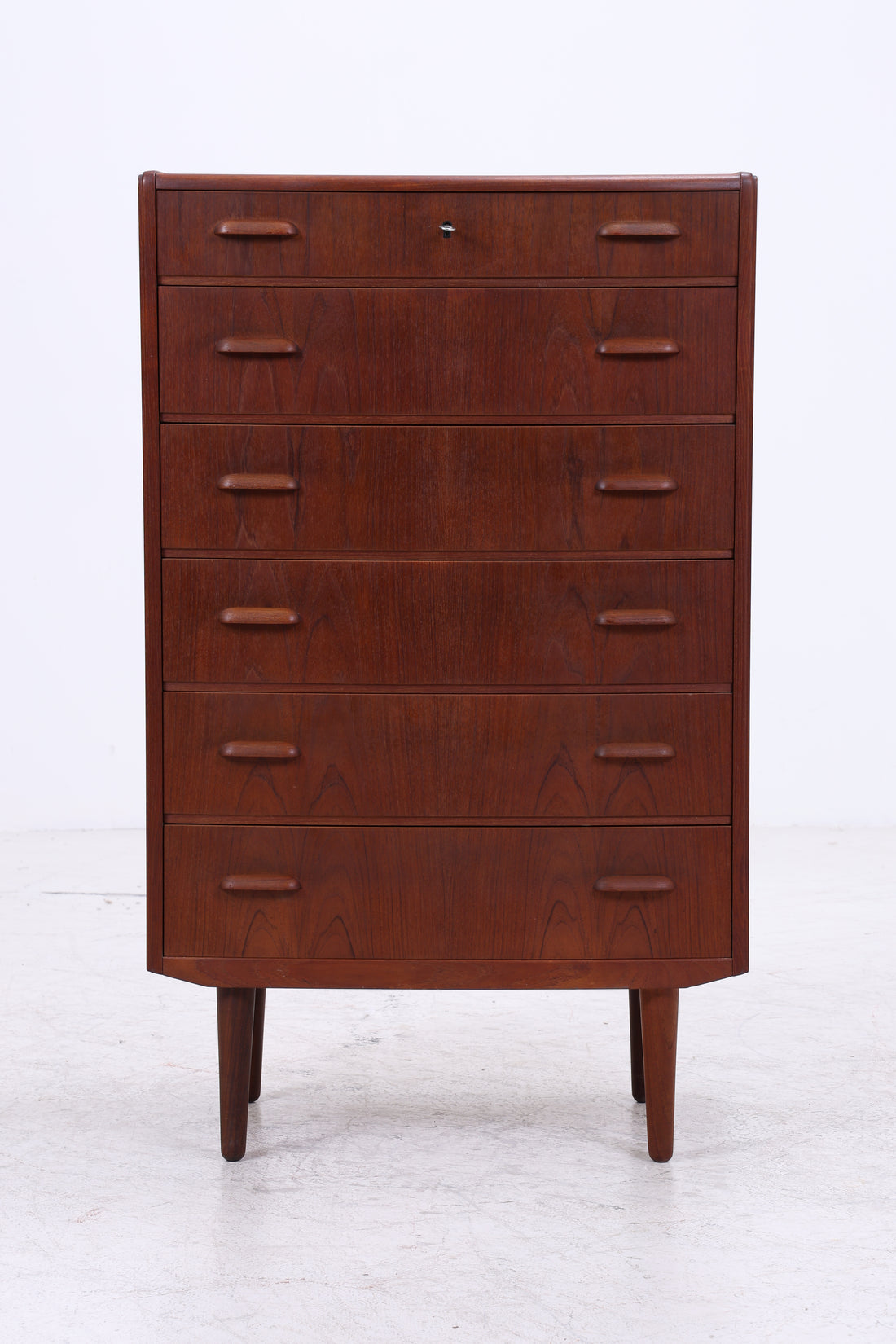 Vintage Teak Kommode | Tallboy | Mid Century | 6 Schubladen
