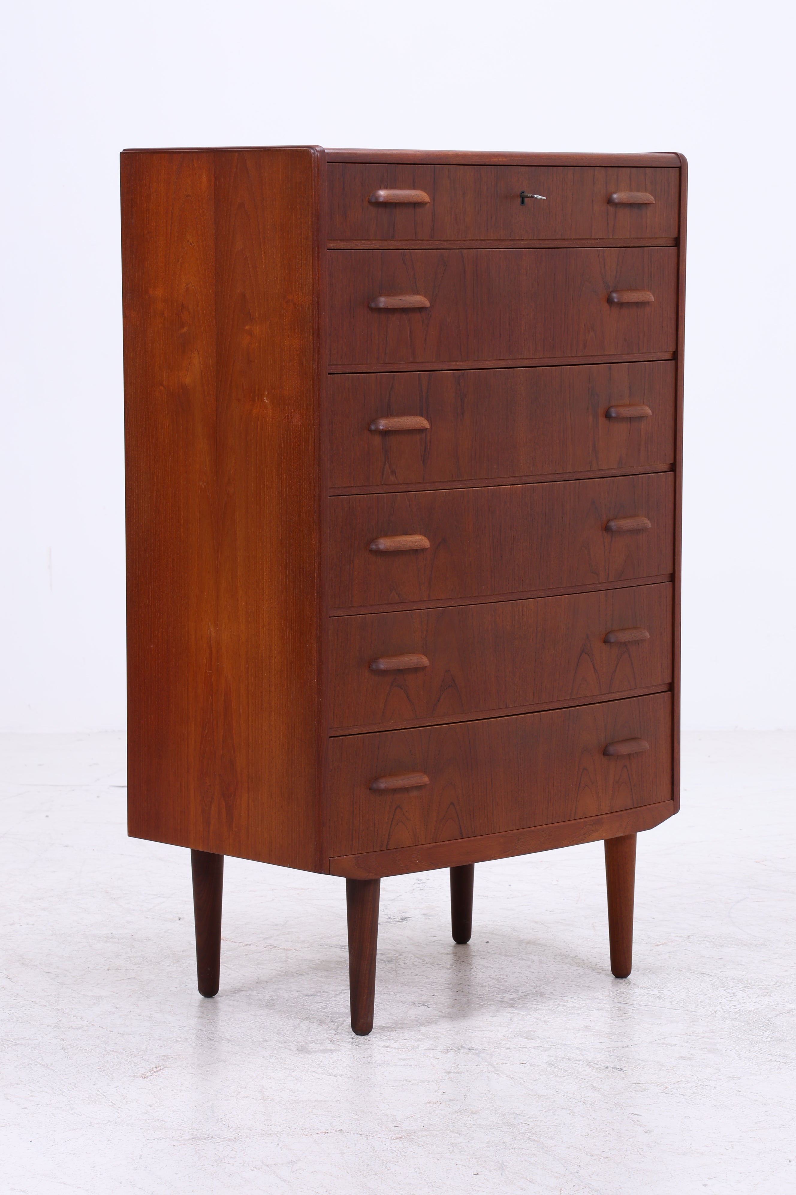 Vintage Teak Kommode | Tallboy | Mid Century | 6 Schubladen
