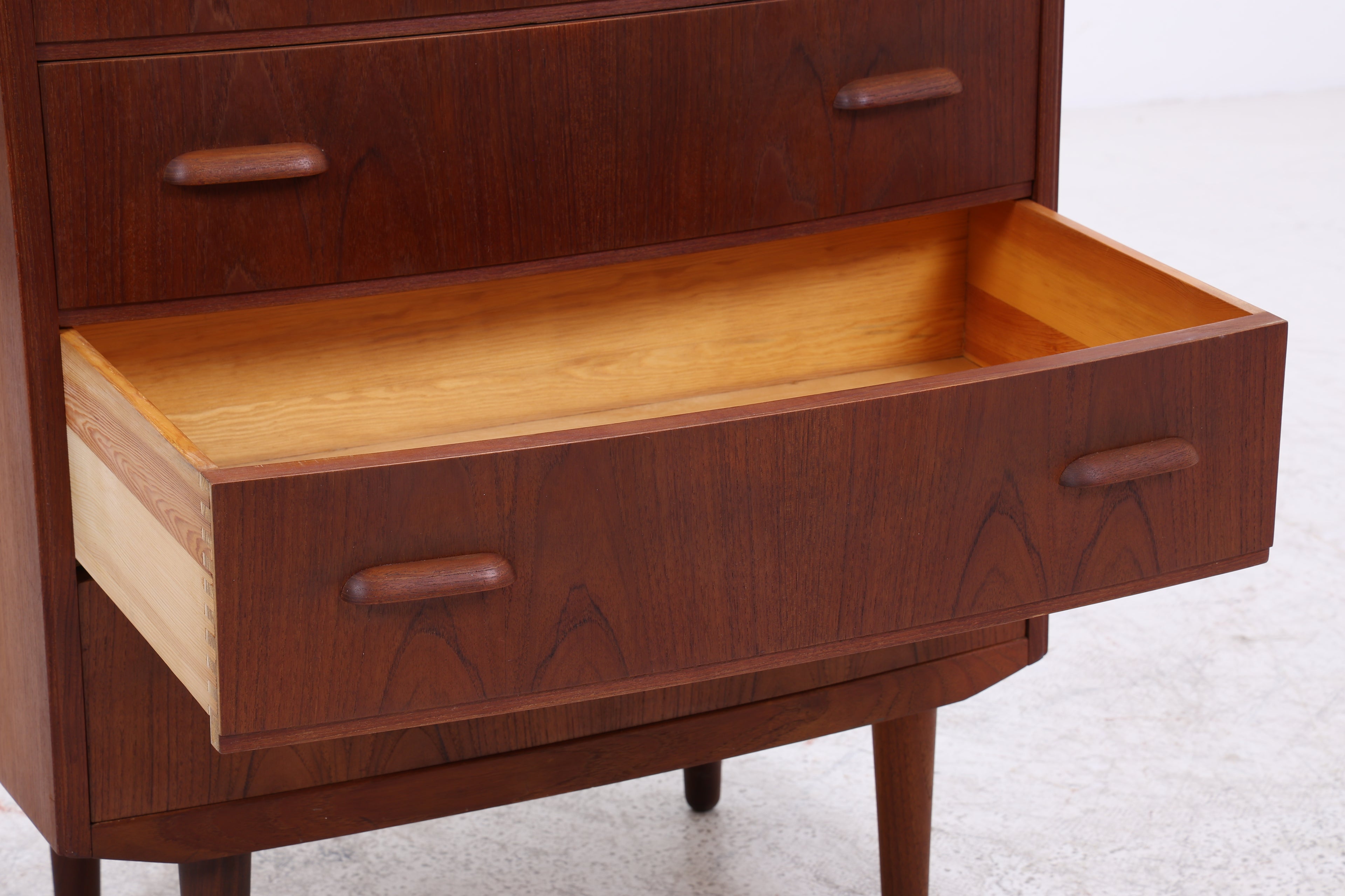 Vintage Teak Kommode | Tallboy | Mid Century | 6 Schubladen