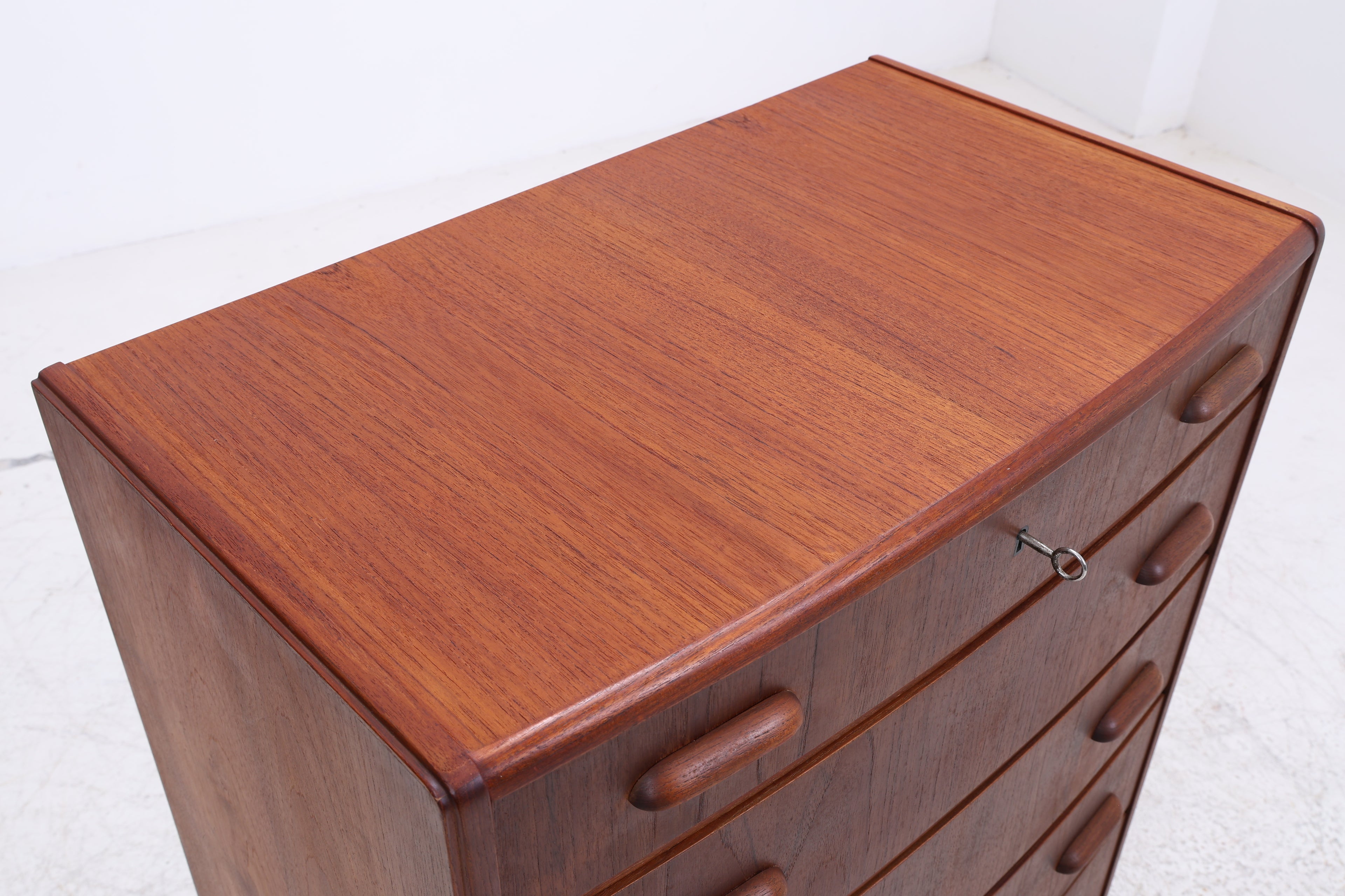 Vintage Teak Kommode | Tallboy | Mid Century | 6 Schubladen
