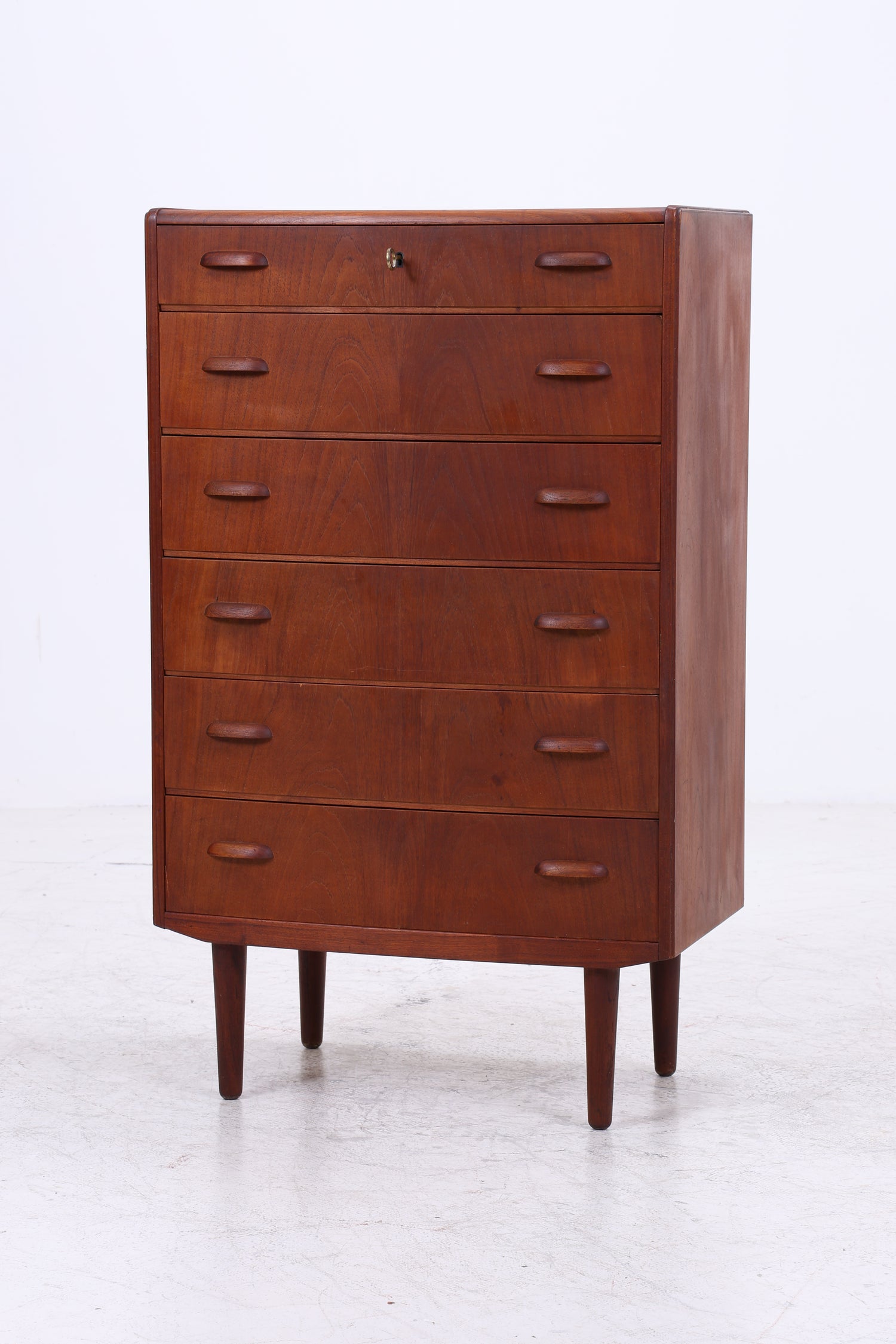 Vintage Teak Kommode | Tallboy | Mid Century | 6 Schubladen