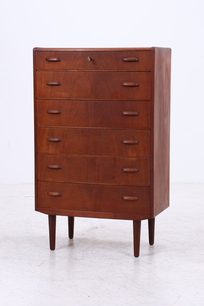 Vintage Teak Kommode | Tallboy | Mid Century | 6 Schubladen