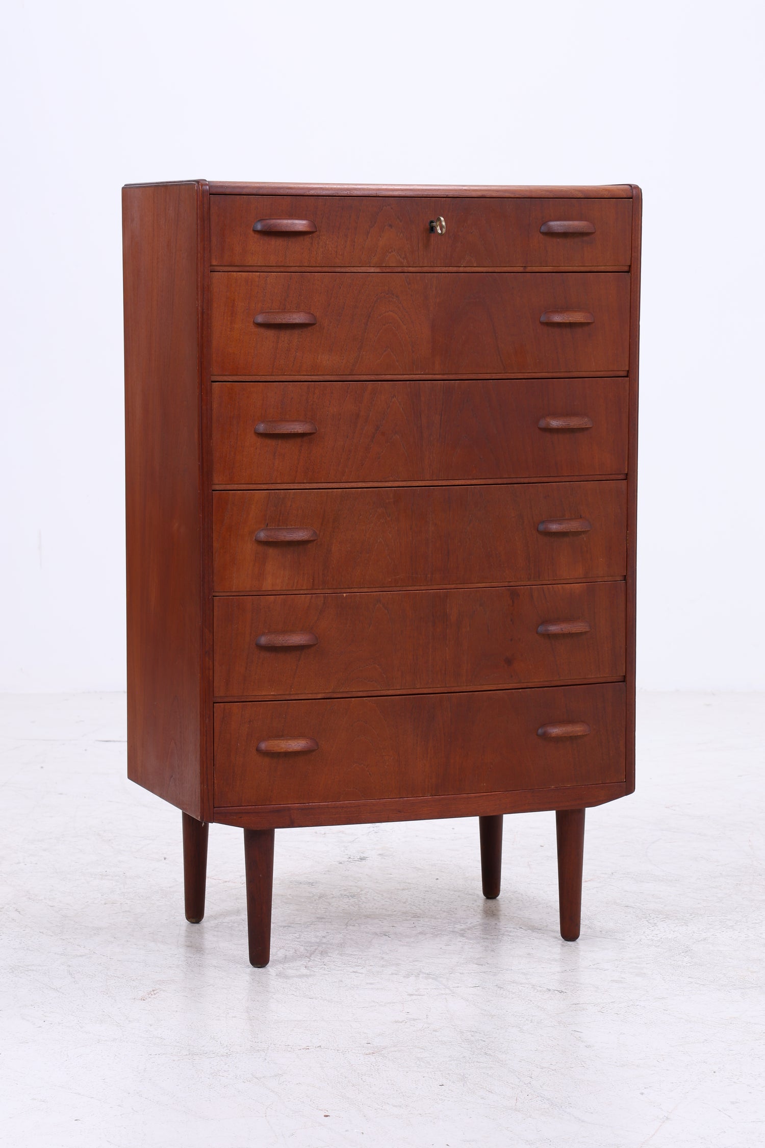 Vintage Teak Kommode | Tallboy | Mid Century | 6 Schubladen