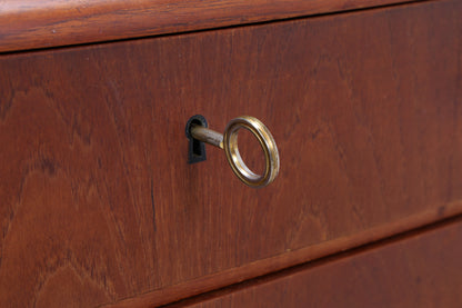 Vintage Teak Kommode | Tallboy | Mid Century | 6 Schubladen