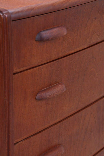 Vintage Teak Kommode | Tallboy | Mid Century | 6 Schubladen